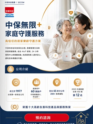 智慧照護產業互動型錄 Template 封面